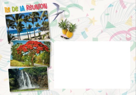 Pack de 10 enveloppes île de La Réunion